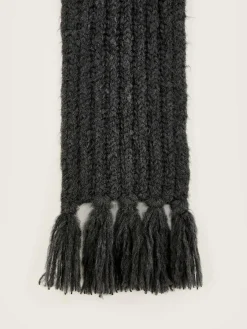 Bellerose Lioko Geribbelde Sjaal Mid grey Outlet