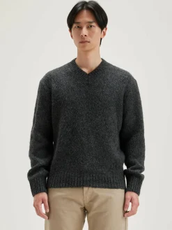 Bellerose Liora V-hals Trui Mid grey