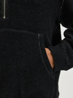 Bellerose Mabro Sweatshirt Met Rits Black