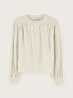 Bellerose Marge Lange Mouwen T-shirt Oyster Sale