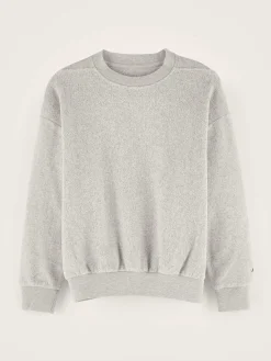 Bellerose Mark Ronde Hals Sweatshirt Heather grey Discount