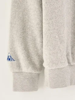 Bellerose Mark Ronde Hals Sweatshirt Heather grey Discount