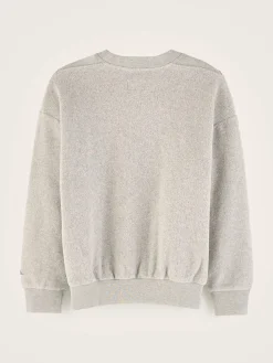 Bellerose Mark Ronde Hals Sweatshirt Heather grey Discount