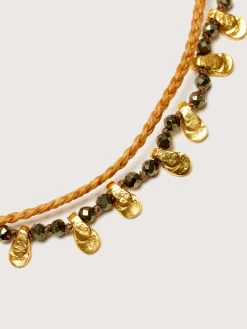 Mary gaitaini MARY GAITANI Black Pyrite Bracelet Outlet