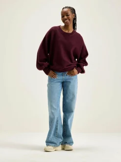 Bellerose Milos Ronde Hals Sweatshirt Wine New