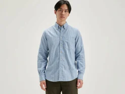Bellerose Mire Slim Hemd Drizzle Sale