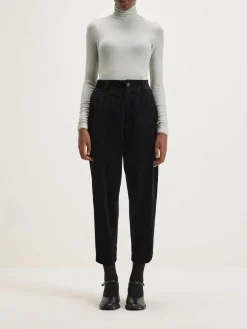 Nicholson & Nicholson Sand Boyfriend Corduroy Broek Sale