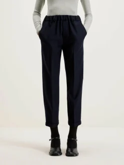 Nicholson & Nicholson Sand Boyfriend Broek Van Wol Online