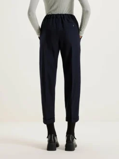 Nicholson & Nicholson Sand Boyfriend Broek Van Wol Online