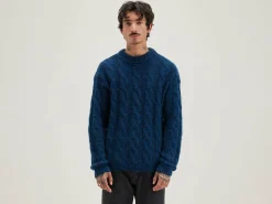 Bellerose Noft Kabeltrui Fir / Naval