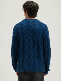 Bellerose Noft Kabeltrui Fir / Naval