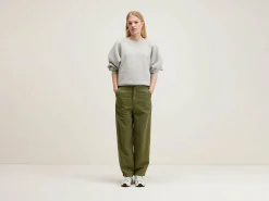 Bellerose Pasop Relaxed Broek Army Outlet