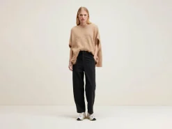 Bellerose Pasop Relaxed Broek Off black Outlet