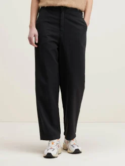 Bellerose Pasop Relaxed Broek Off black Outlet
