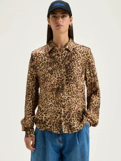 Bellerose Pekin Luipaard Hemd Coffee / Toffee Best