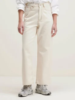 Bellerose Poker Wijde Jeans Natural Sale