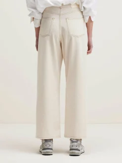 Bellerose Poker Wijde Jeans Natural Sale