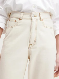 Bellerose Poker Wijde Jeans Natural Sale