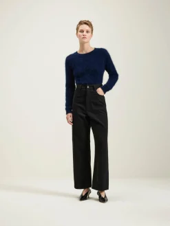 Bellerose Poker Wijde Jeans Off black Best