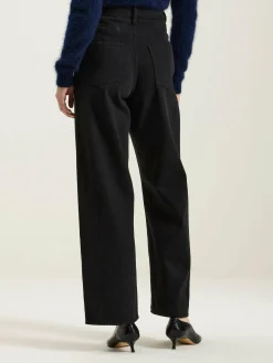 Bellerose Poker Wijde Jeans Off black Best