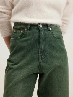 Bellerose Poker Wijde Jeans Green