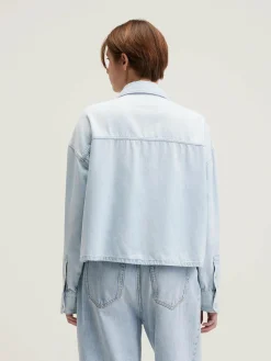 Bellerose Polar Cropped Hemd Used light blue Online