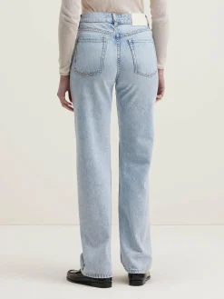 Bellerose Pony Lange Rechte Jeans Used light blue Outlet