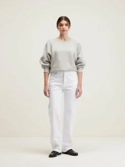 Bellerose Pony Lange Rechte Jeans White Discount