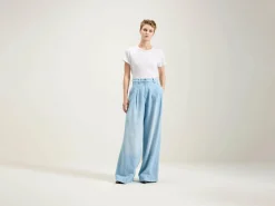 Bellerose Pops Superwijde Jeans Used light blue Online