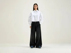 Bellerose Pops Superwijde Jeans Black stone Clearance