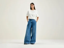 Bellerose Pops Superwijde Jeans Used blue New