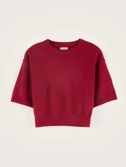 Bellerose Sare Korte Mouwen Trui Red dahlia Sale