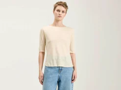 Bellerose Seas Slim T-shirt Ecru Hot
