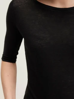 Bellerose Seas Slim T-shirt Off black Online