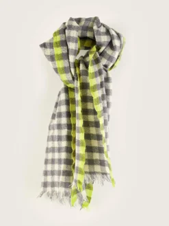 Bellerose Sidar Geweven Sjaal Cream / Fluo / Orage Outlet