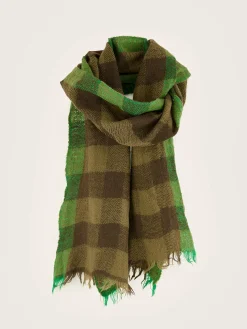 Bellerose Sidiki Geruite Sjaal Jeep / Moss New