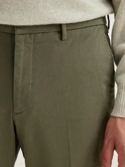 Bellerose Stanley Slim Broek Dusty olive Sale