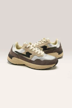 Stepney workers club Amiel S-Strike Suede Mix Voor Vrouwen Sale