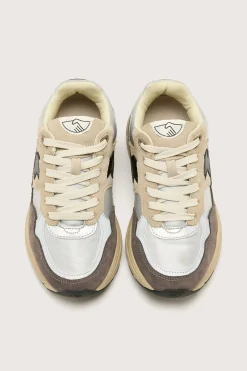 Stepney workers club Amiel S-Strike Suede Mix Voor Vrouwen Sale