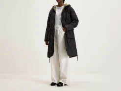 Taion Lange Militaire Mantel Met Kap Outlet