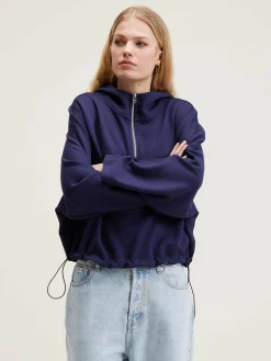 Bellerose Tates Hoodie Met Wijde Mouwen Naval Discount