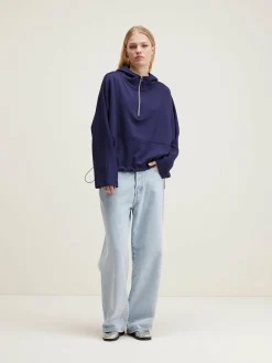 Bellerose Tates Hoodie Met Wijde Mouwen Naval Discount