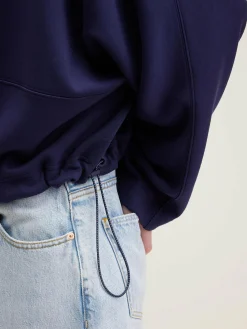 Bellerose Tates Hoodie Met Wijde Mouwen Naval Discount