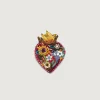 Trovelore Flaming Heart Broche New
