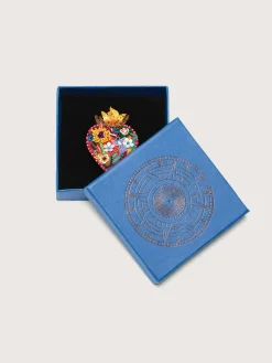 Trovelore Flaming Heart Broche New