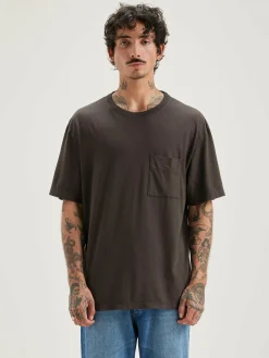 Bellerose Vanick Korte Mouwen T-shirt Deep grey Hot