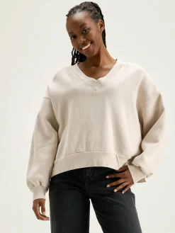 Bellerose Varola V-hals Sweatshirt Shell New