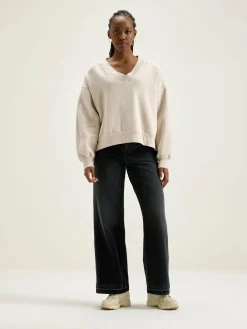 Bellerose Varola V-hals Sweatshirt Shell New