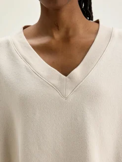 Bellerose Varola V-hals Sweatshirt Shell New