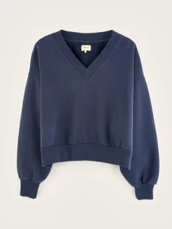 Bellerose Varola V-hals Sweatshirt Naval Best